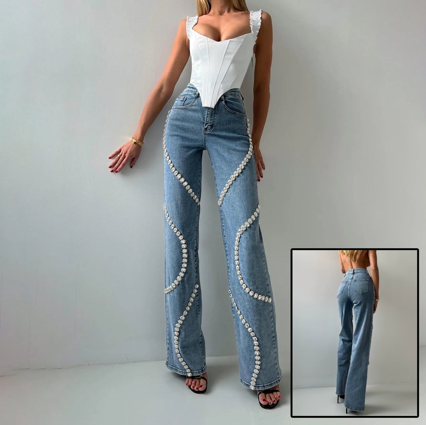 Loose Straight Sliver Jean