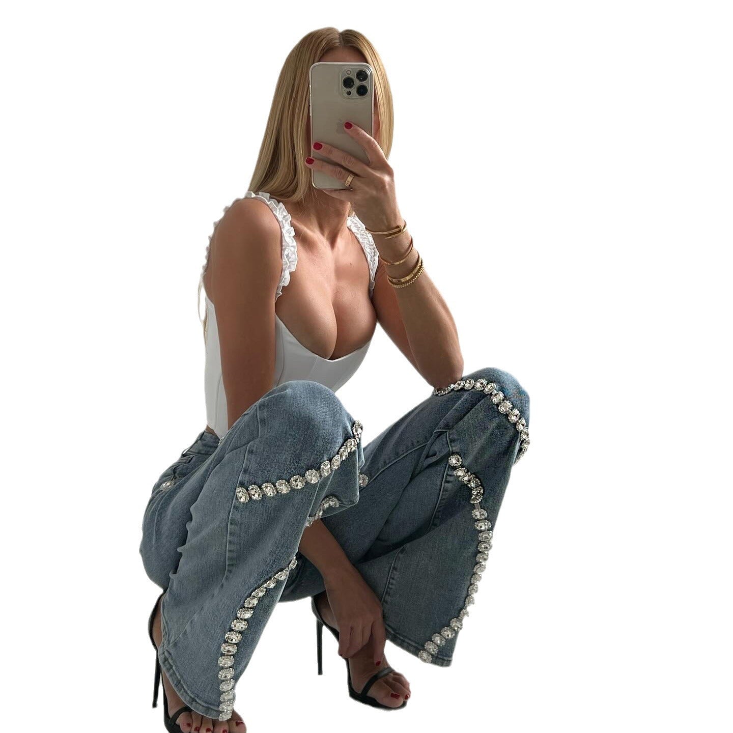 Loose Straight Sliver Jean