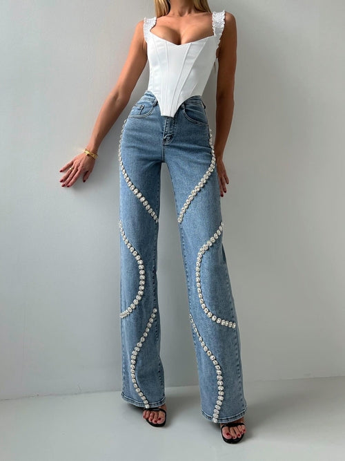 Loose Straight Sliver Jean